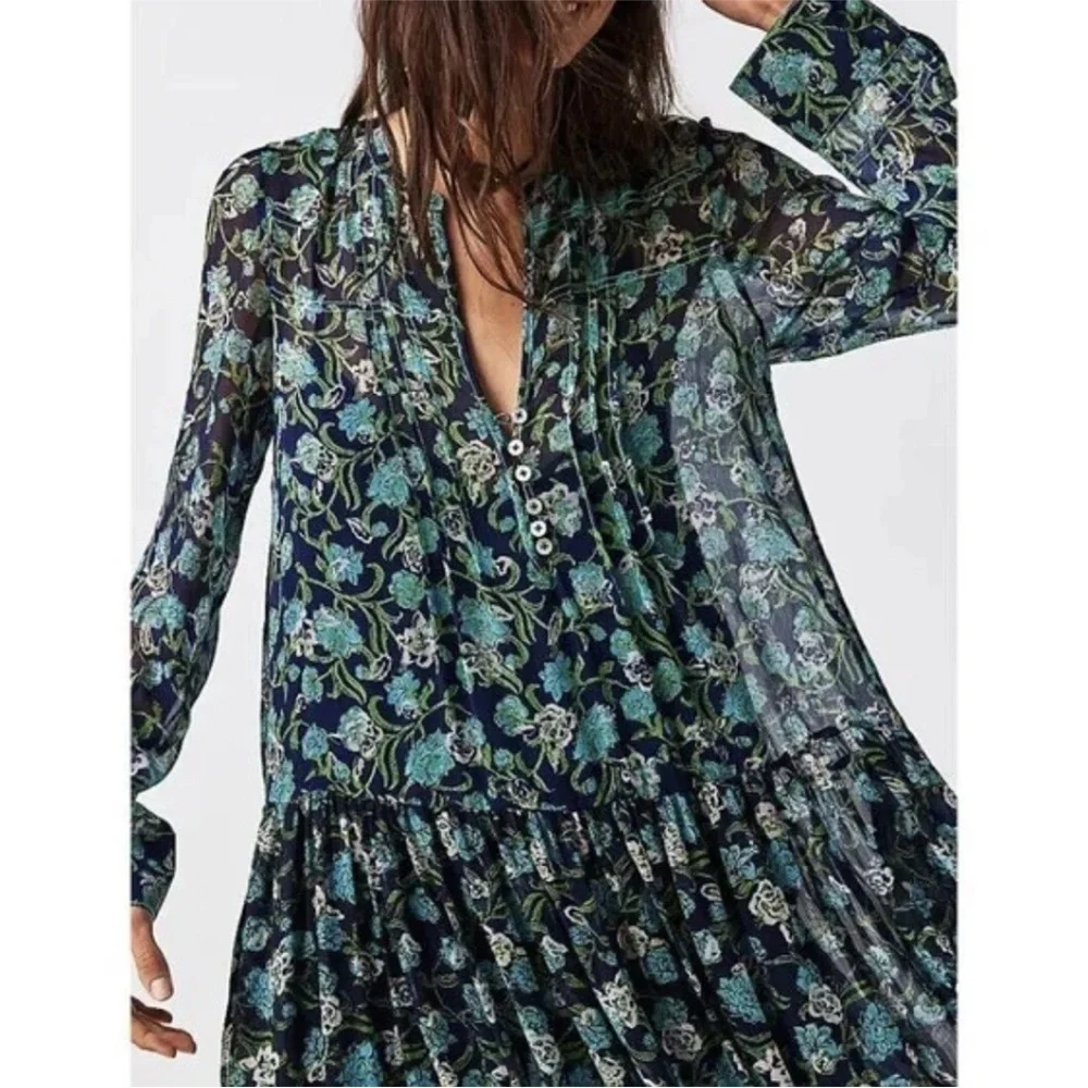 Free People See It Through Dress Size M NWT